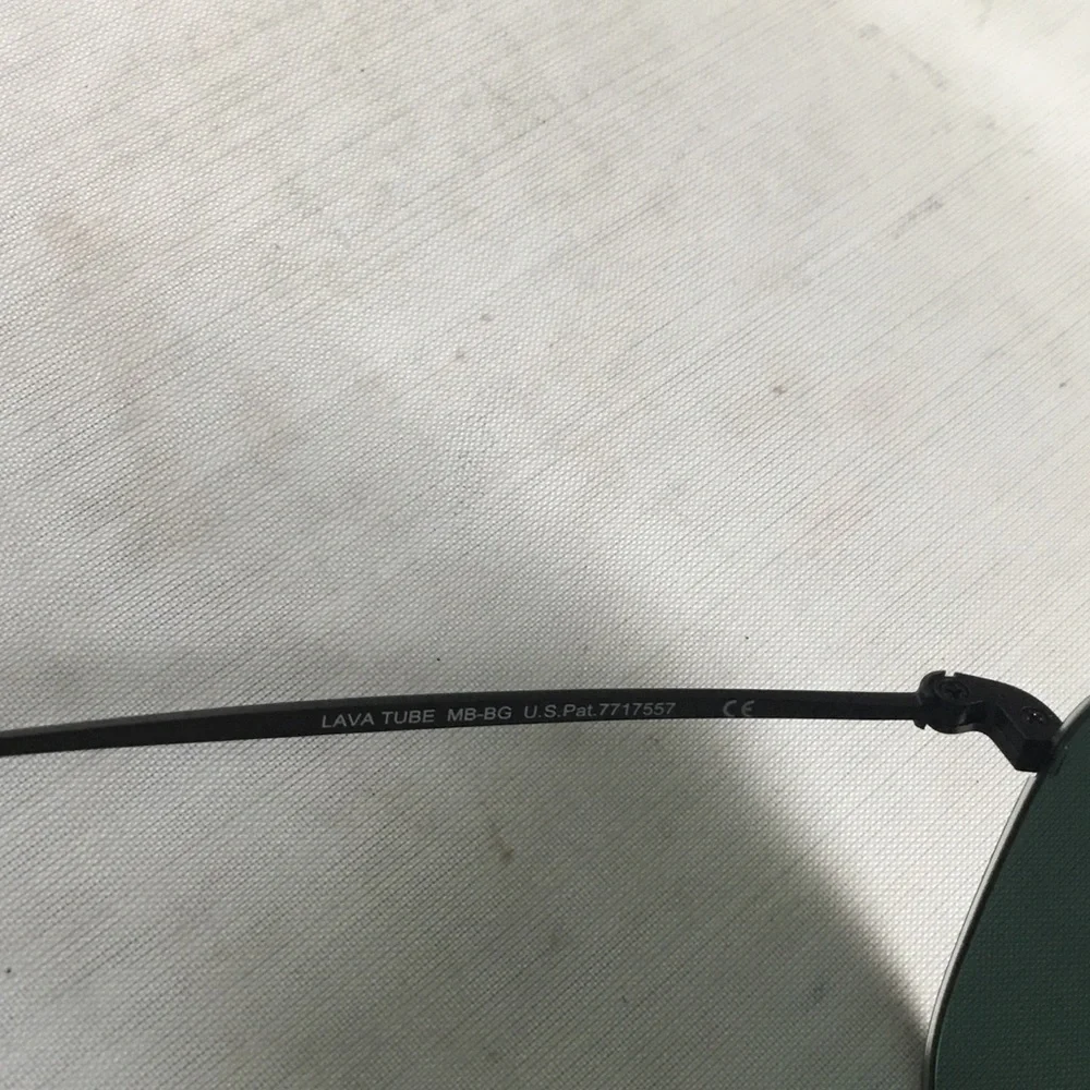 Maui Jim Lava Tube Black and Gray Sunglasses with Brown Case